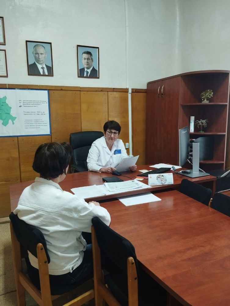 Сегодня заместитель главного врача провела прием граждан