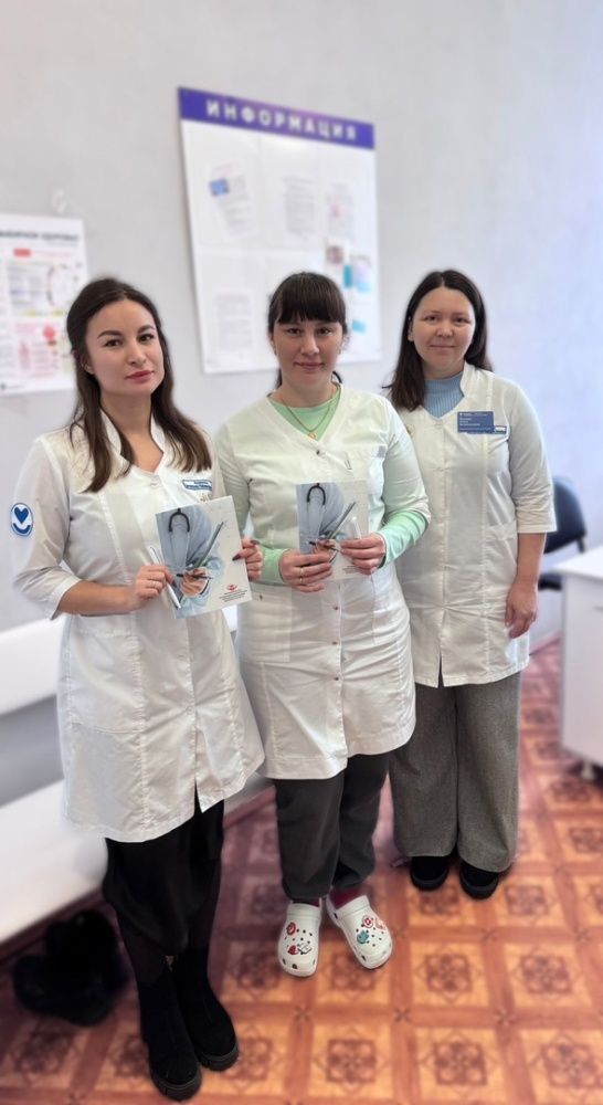 Поздравляем врача-онколога Гафарову И.А. и медицинскую сестру Файзетдинову Л.Ш. с Днем онколога!