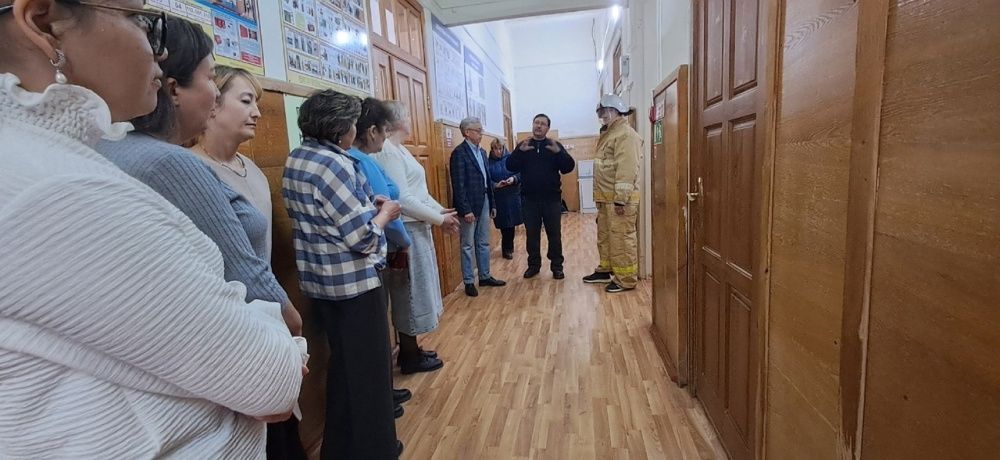 Сегодня в административном корпусе Аскинской ЦРБ прошло обучение по пожарной безопасности