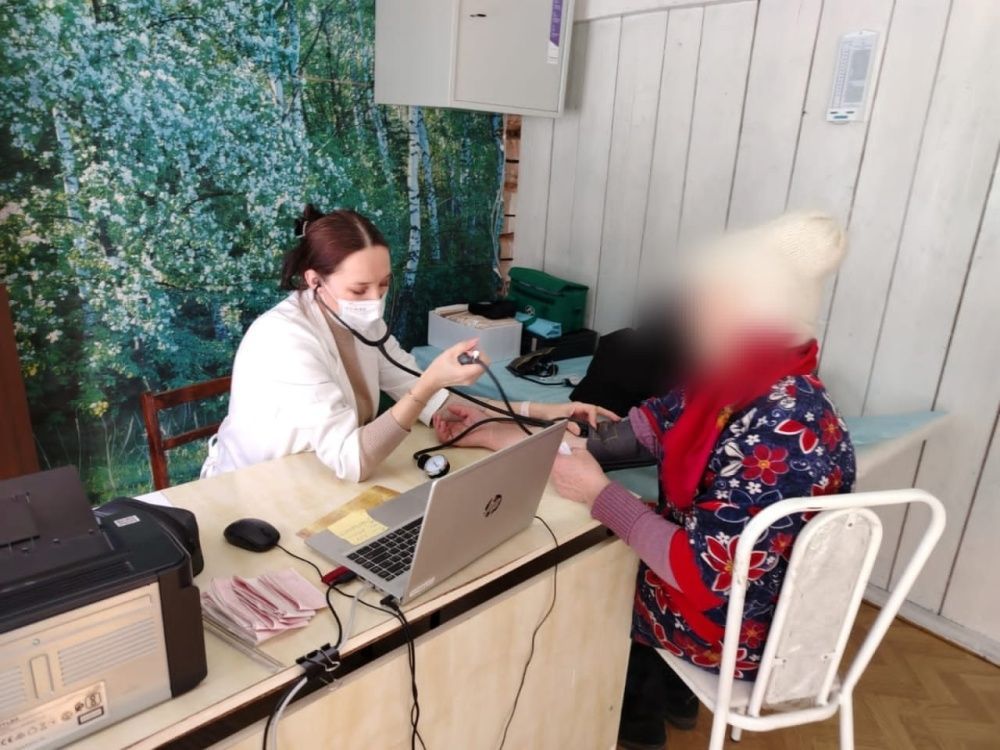 Выезд участкового терапевта в Гумбино 26 февраля