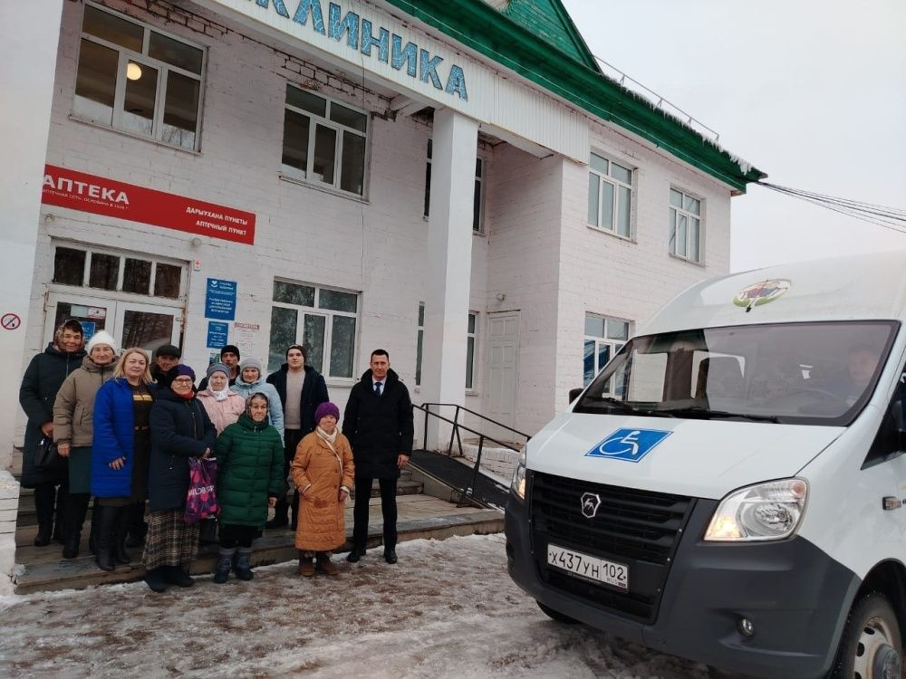 Диспансеризация пожилых людей старше 65 лет ,проживающих в д.Мута -Елга и д.Новые Казанчи