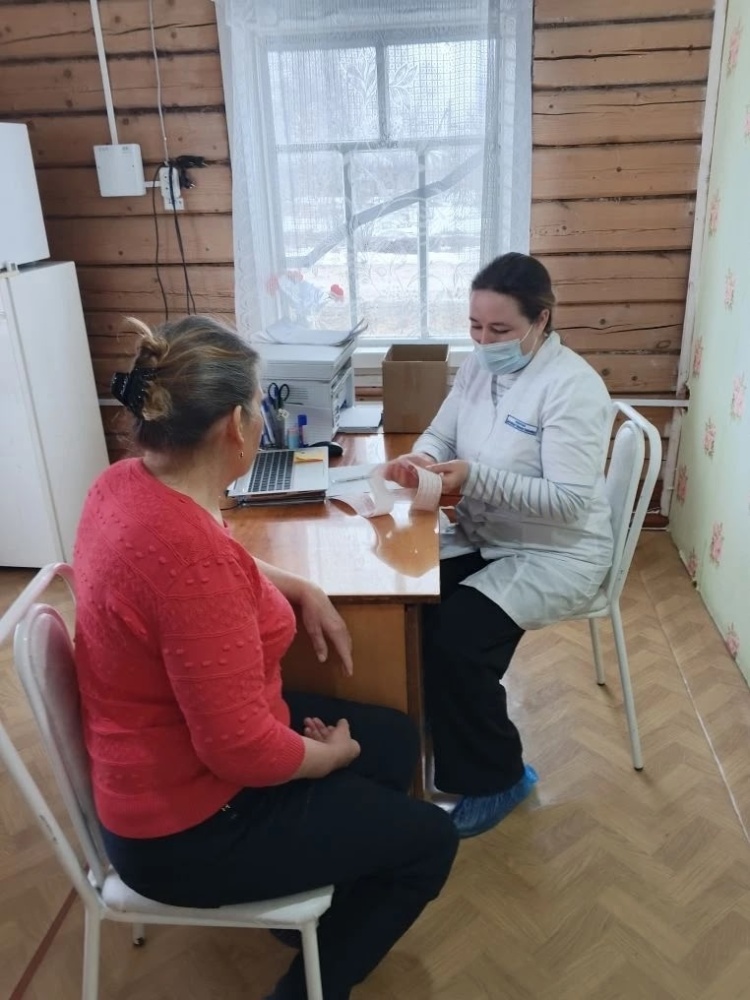 Выезд участкового терапевта в Д. Новая-Бурма